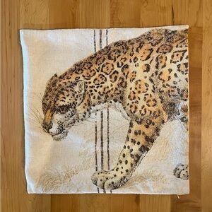 Pottery Barn Cheetah pillow cover